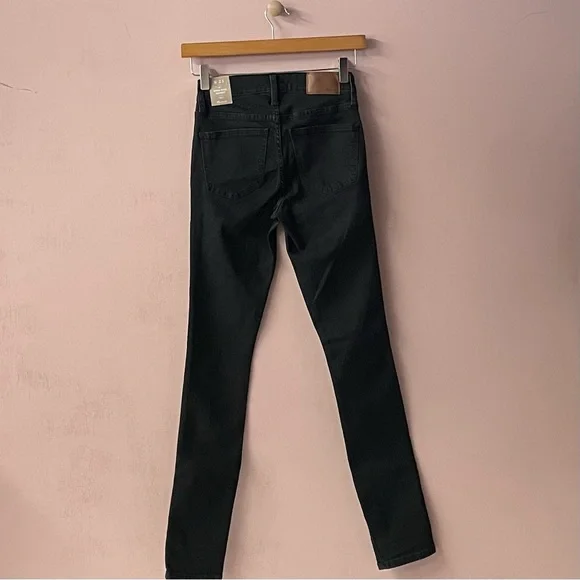 Madewell Black 9” High-Rise Skinny Jeans Size 23 Tall NWT